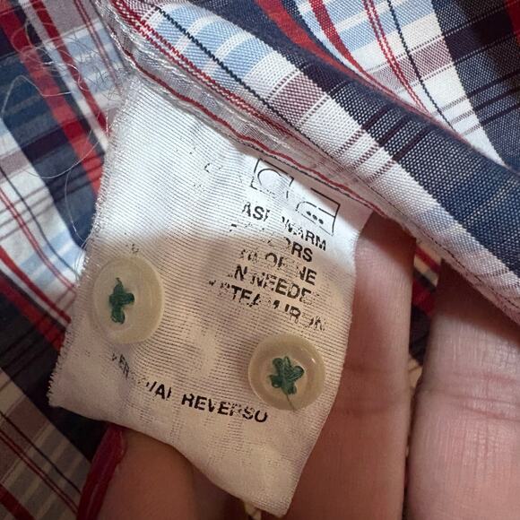 TOMMY HILFIGER Men Slim Fit - Casual Shirt Top Size 16.5 32-33 - Picture 3 of 5